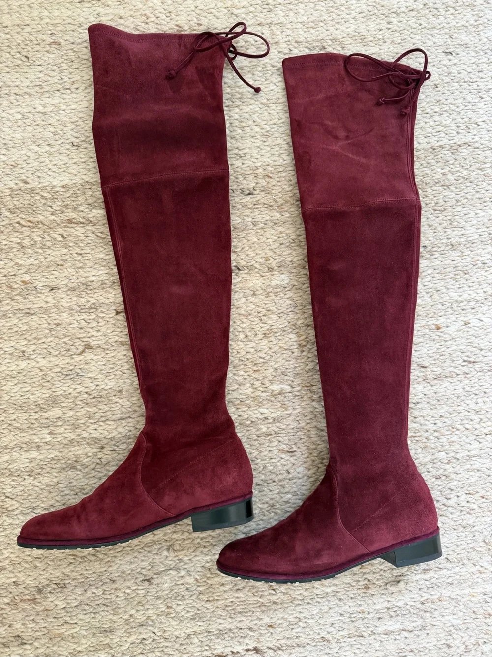 Stuart Weitzman Lowland Over The Knee Suede Boots